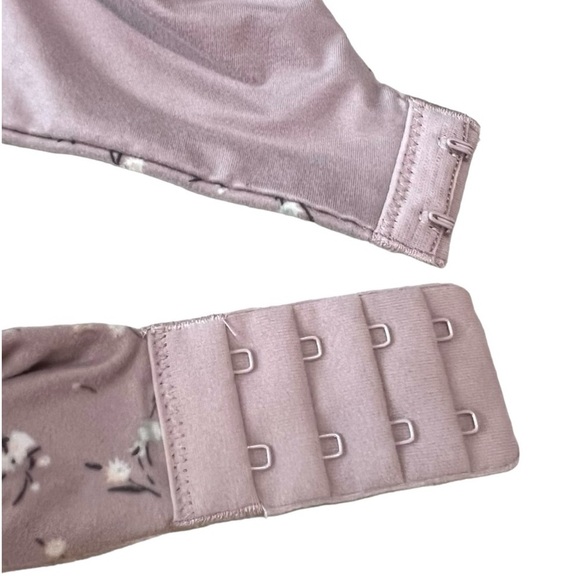 Victoria’s Secret Floral Lavender Lightly Padded Underwire Bra Women’s 32DDD - Picture 7 of 10